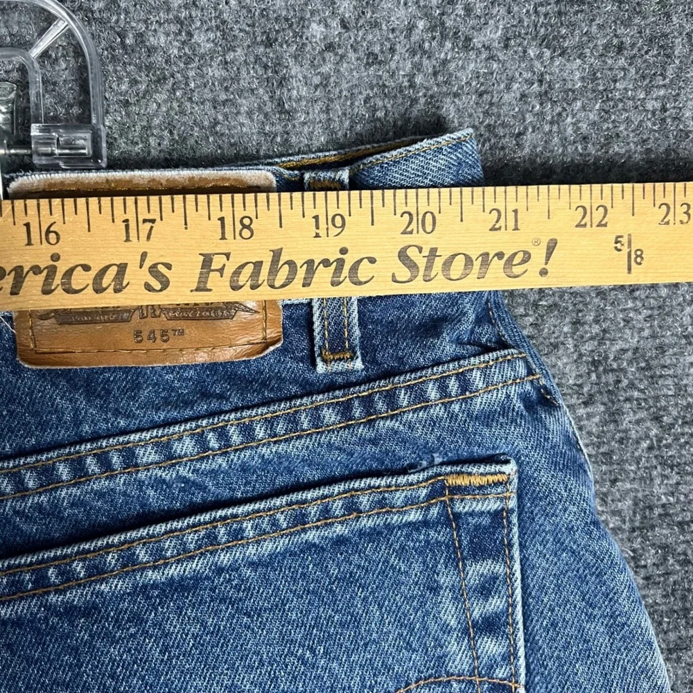 Levi's 545 Loose Fit Jeans Mens 42 Blue Medium Wash Brown Tab‎ Vintage 1999